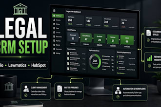 setup and customize legal CRM clio lawmatics hubspot gohighlevel systems for you