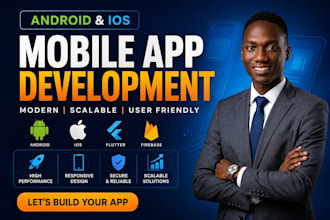 build custom web app development, mobile app, android ios app app developer