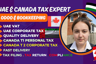file uae vat corporate tax and canada corporate tax t2 personal tax t1