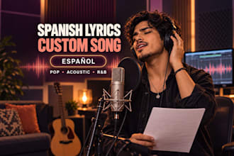 turn your spanish lyrics into a custom original song