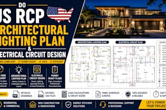 do rcp architectural lightning electrical circuit US design