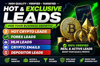 provide hot forex recovery leads, investors leads, ledger targeted forex leads