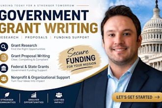 write government grant funding support grant proposals nonprofit grant research