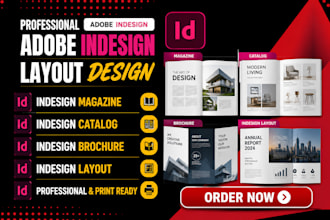 do adobe indesign magazine, indesign catalog, indesign brochure, indesign layout