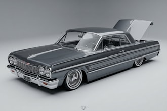 design realistic 3d car modeling, car interior and exterior, fivem car model