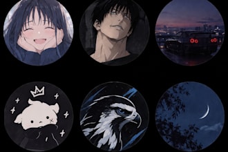 logo, pfp, streamer avatars, oc