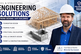 design foundation footing beam framing structural plans calculations city permit