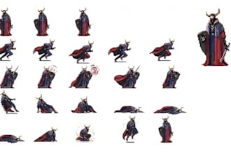 pixel art sprite sheet pixel art animation pixel animation game art  pixel art