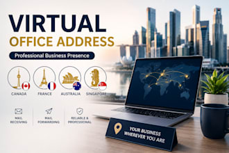 offer canada france australia and singapore virtual office address