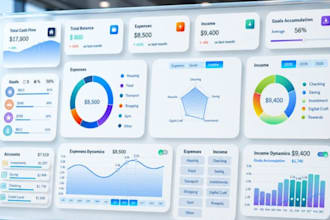 do custom full automation excel csv google spreadsheet, etsy budgeting planner