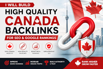 build high quality canada backlinks for seo and google ranking