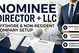 provide an offshore nominee director and llc for residence and non resident