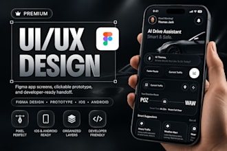 design a figma ios app UI for your mvp ready for dev handoff