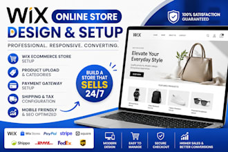 build wix online store with products payment and shipping