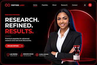 build fda compliant peptide website, research peptide store, wordpresss website