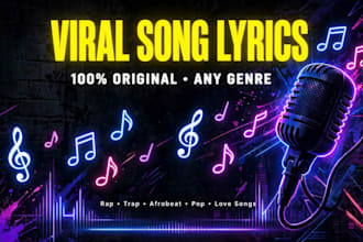 write an amazing original song lyrics for you