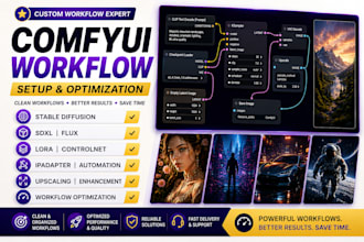 comfyui workflow stable diffusion sdxl flux lora controlnet ipadapter upscaling