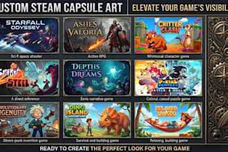 do steam capsule art steam page game banner cover art steam capsule artist