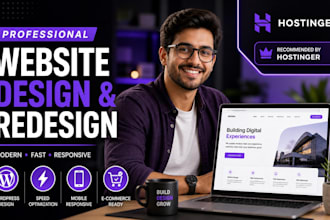 design a mobile friendly website with SEO on hostinger