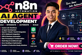 n8n automation build n8n workflow, ai automation, n8n ai agent development
