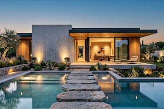3d residential modelling, interior and exterior rendering, sketchup, walkthrough