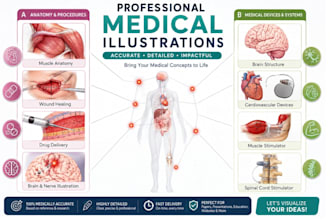 draw clean, professional 2d medical illustration medical biology anatomy diagram