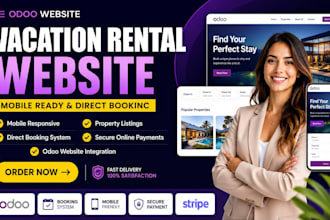 build a mobile ready vacation rental website with direct booking odoo website