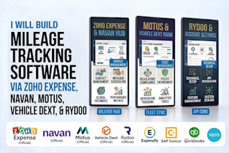 build mileage tracking software via zoho expense navan motus vehicle dext rydoo