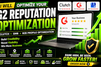optimize g2, clutch, goodfirms, capterra profile for SEO and ORM