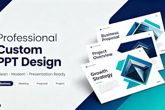professional custom PPT presentation slides design