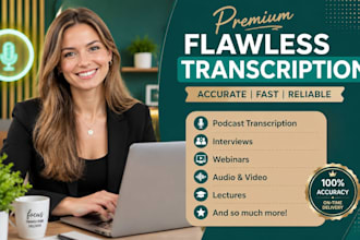 do video music podcast audio to text german english medical audio transcription