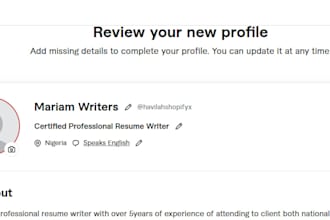 do resume writing cv editing