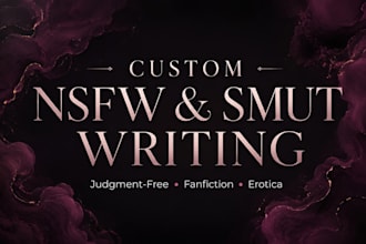 ghostwrite custom nsfw writing erotica fanfiction spicy romance and smut writing