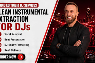 extract clean instrumentals from any song for your dj sets