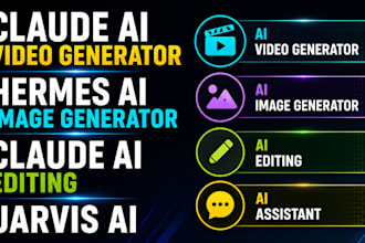 claude ai video generator hermes ai image generator claude ai editing jarvis ai