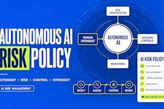 create a professional autonomous ai system risk policy