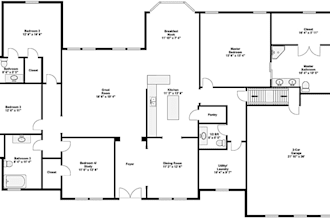2d floor plan, medical floor plan, office floor plan and restaurant floor plan