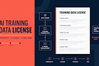 prepare a professional ai training data license agreement
