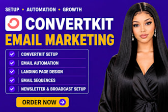 setup convertkit newsletter kit landing page convertkit email newsletter expert