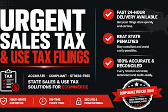 file your urgent US state sales and use tax returns to secure full compliance