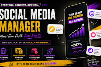 be your social media manager for social media marketing