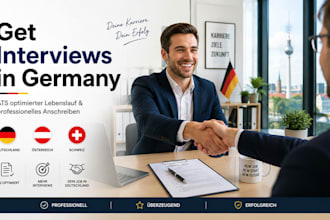 german lebenslauf and anschreiben ats optimized for germany