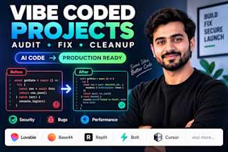 audit, fix and clean up your ai generated or vibe coded project