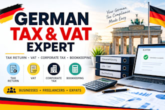 do german tax return, vat, corporate tax and bookkeeping for germany and belgium
