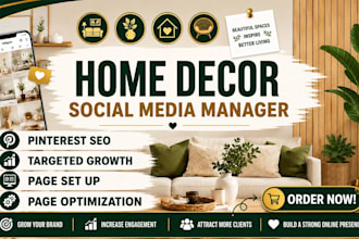 manage pinterest and instagram content for your home decor or furniture
