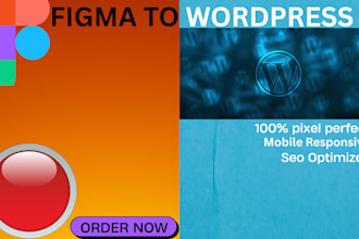 convert figma to wordpress, psd to elementor pro with pixel perfect