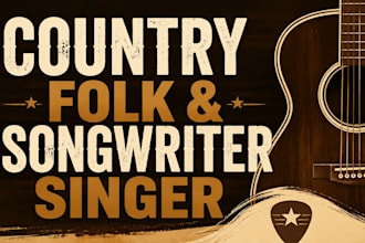 be your male country singer, vocalist and songwriter
