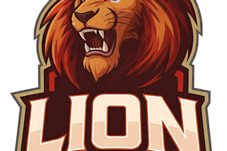 design a custom mascot logo for your brand and sports