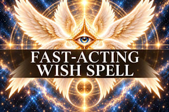 cast a powerful, fast acting wish spell within 24 hours