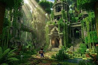 build custom minecraft builds and minecraft maps for you